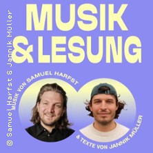 Musik & Lesung: Samuel Harfst & Jannik M. 12.12.2026 Campus HUB / FUSE