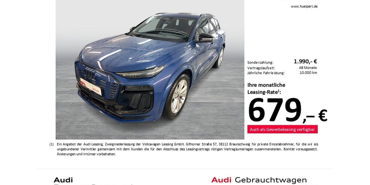 Audi Q6 e-tron 11.677 km 67.911 &euro; Dortmund 44143