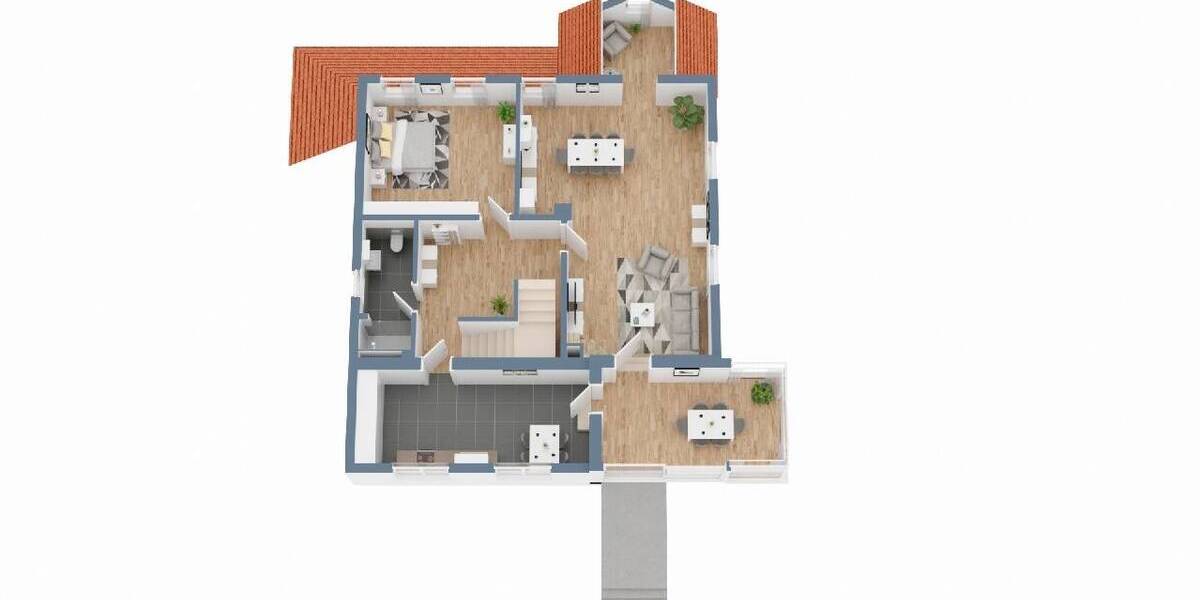 Historisches Herrenhaus im Hagener Süden, aufgeteilt in zwei Eigentumswohnungen 1 zimmer