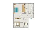 Etagenwohnung Kamen - 2.5 Zimmer, 46 m&sup2;, 402&euro; | Angebot:26474905