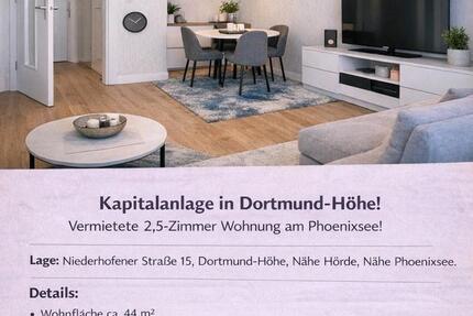 Wohnung Dortmund Hörde - 2.5 Zimmer, 44 m&sup2;, 129.000&euro; | Angebot:24776630