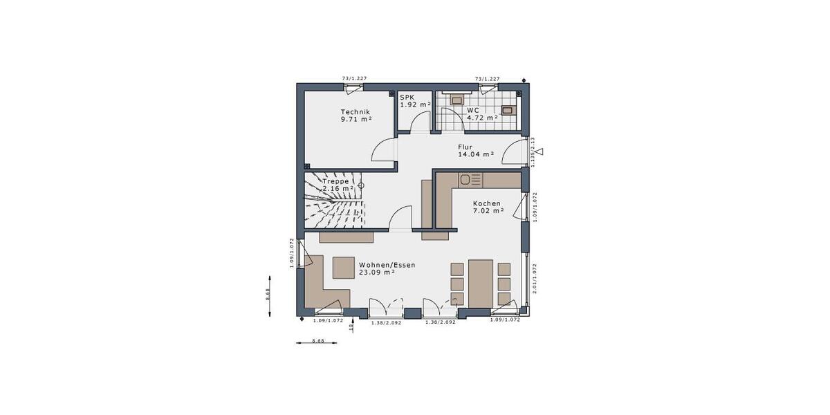 Einfamilienhaus Bergkamen - 4 Zimmer, 125 m&sup2;, 1.600&euro; | Angebot:24629825
