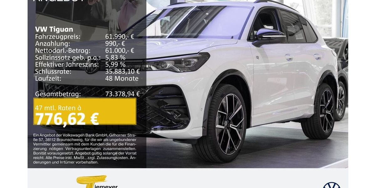 VW Tiguan 9.990 km 56.990 &euro; Herne 44653
