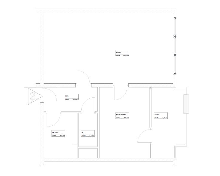 Erstbezug nach Sanierung mit Einzugsbonus! 1 zimmer