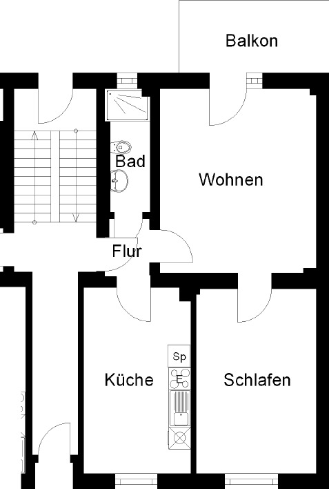 Pendlerfreundlich wohnen – 2,5 Raum mit bester ÖPNV-Anbindung zimmer