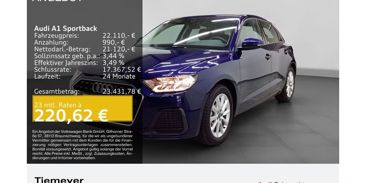 Audi A1 7.979 km 20.880 &euro; Bochum 44809