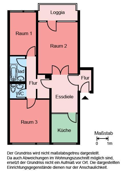 3-Zimmer-Wohnung in Iserlohn Hombruch mit Balkon ab Dezember! zimmer