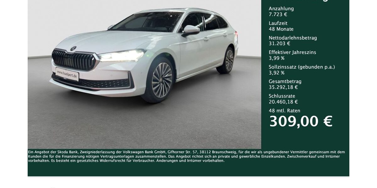 Skoda Superb 16.890 km 38.926 € Dortmund 44309