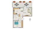 Etagenwohnung Bochum Wiemelhausen - 2 Zimmer, 58 m&sup2;, 867&euro; | Angebot:26170254