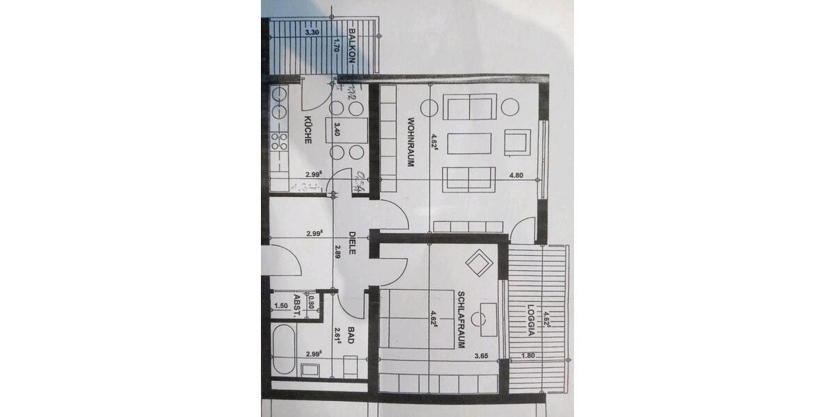 Etagenwohnung Bochum Bochum-Mitte - 2.5 Zimmer, 74 m&sup2;, 159.000&euro; | Angebot:24714683