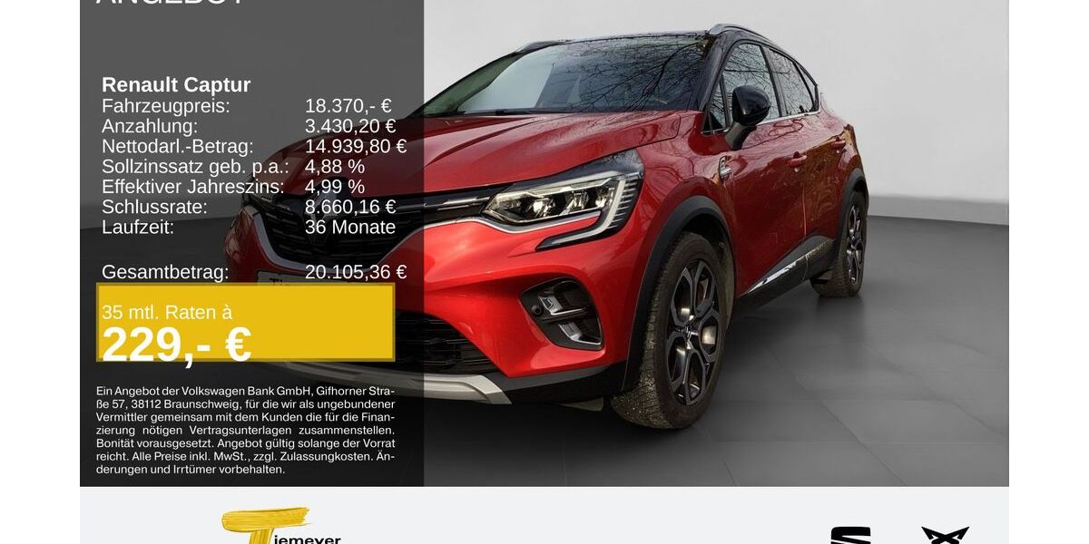 Renault Captur 48.213 km 16.480 &euro; Gelsenkirchen OT Beckhausen 45899