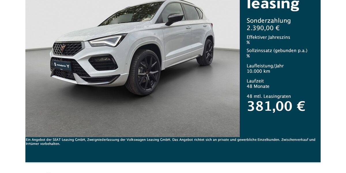 Cupra Ateca 1.500 km 38.250 &euro; Dortmund 44269
