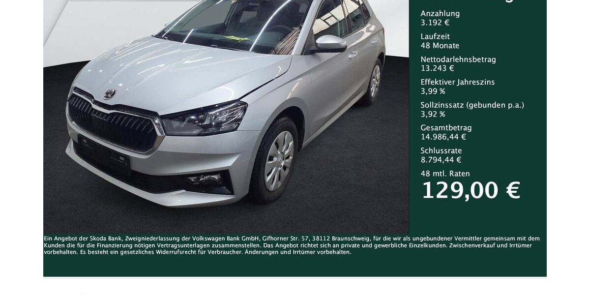 Skoda Fabia 19.312 km 16.379 &euro; Dortmund 44309