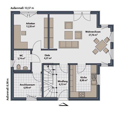 Einfamilienhaus Marl - 5 Zimmer, 140 m&sup2;, 1.750&euro; | Angebot:26665336