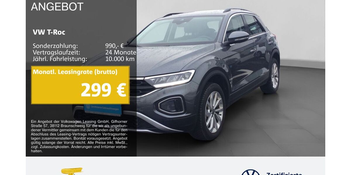 VW T-Roc 10.508 km 26.740 &euro; Gelsenkirchen 45894
