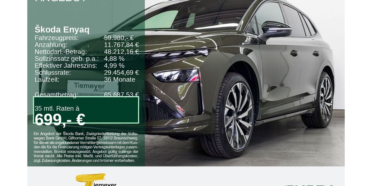 Skoda Enyaq 5.499 km 59.980 &euro; Bochum 44809