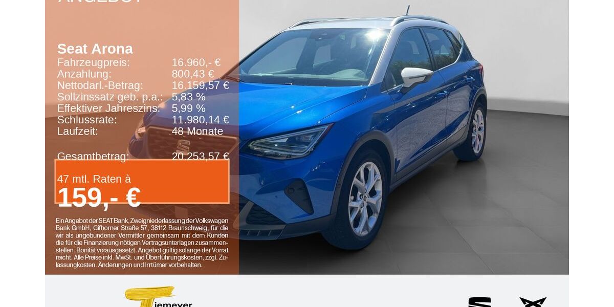 Seat Arona 21.267 km 15.730 &euro; Gelsenkirchen OT Beckhausen 45899