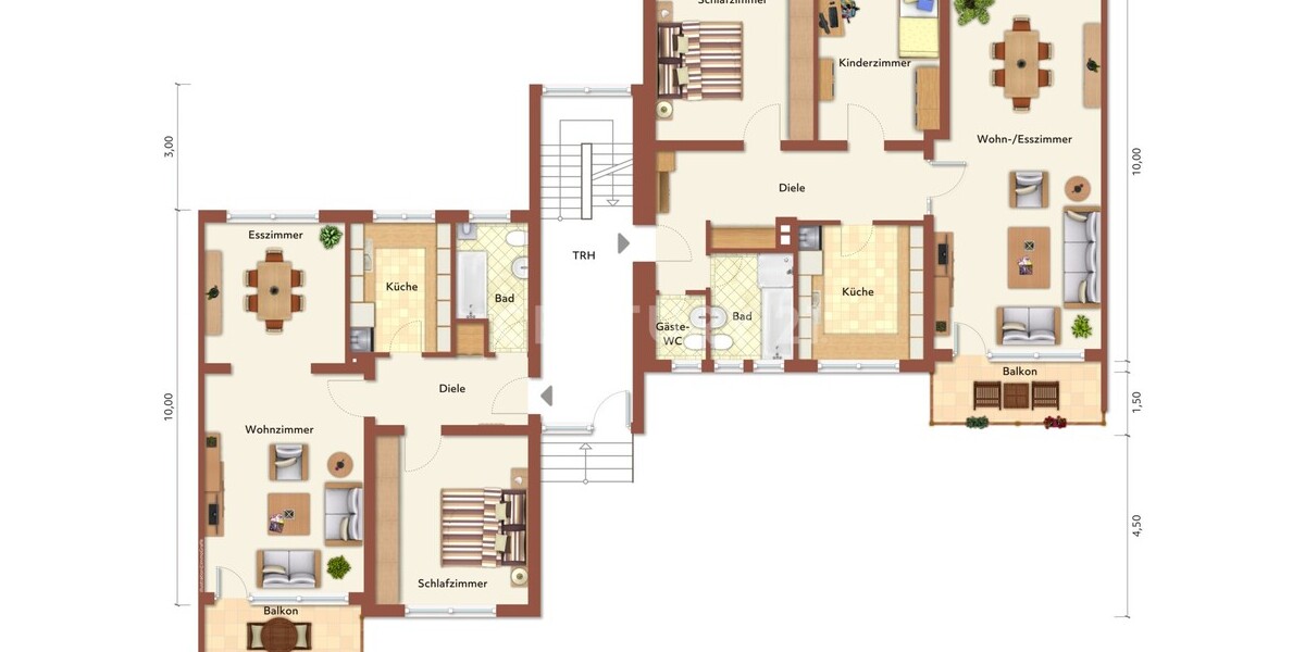 Gepflegtes Mehrfamilienhaus als Investitionschance 21 zimmer