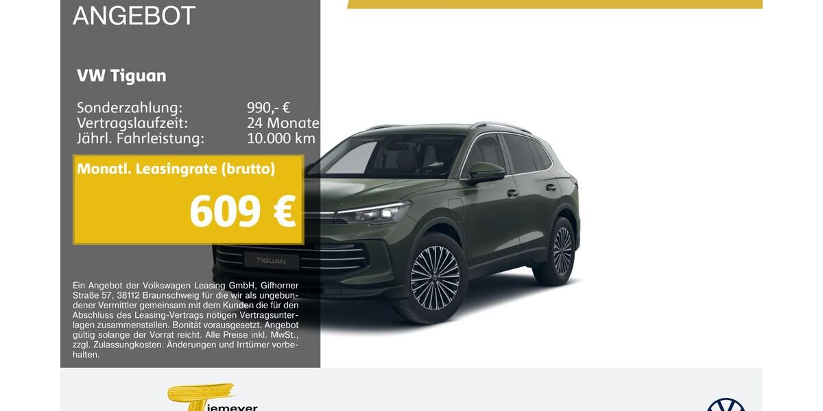 VW Tiguan 12.146 km 44.870 &euro; Herne 44653