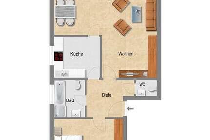 Wohnung zum Kaufen in Dortmund 245.000 € 75 m² 2 zimmer