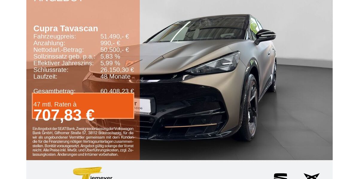 Cupra Tavascan 7.500 km 51.490 &euro; Hemer 58675