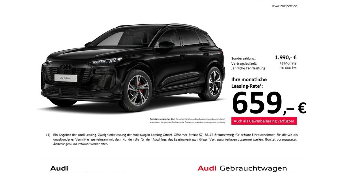 Audi Q6 e-tron 12.273 km 67.488 &euro; Dortmund 44143