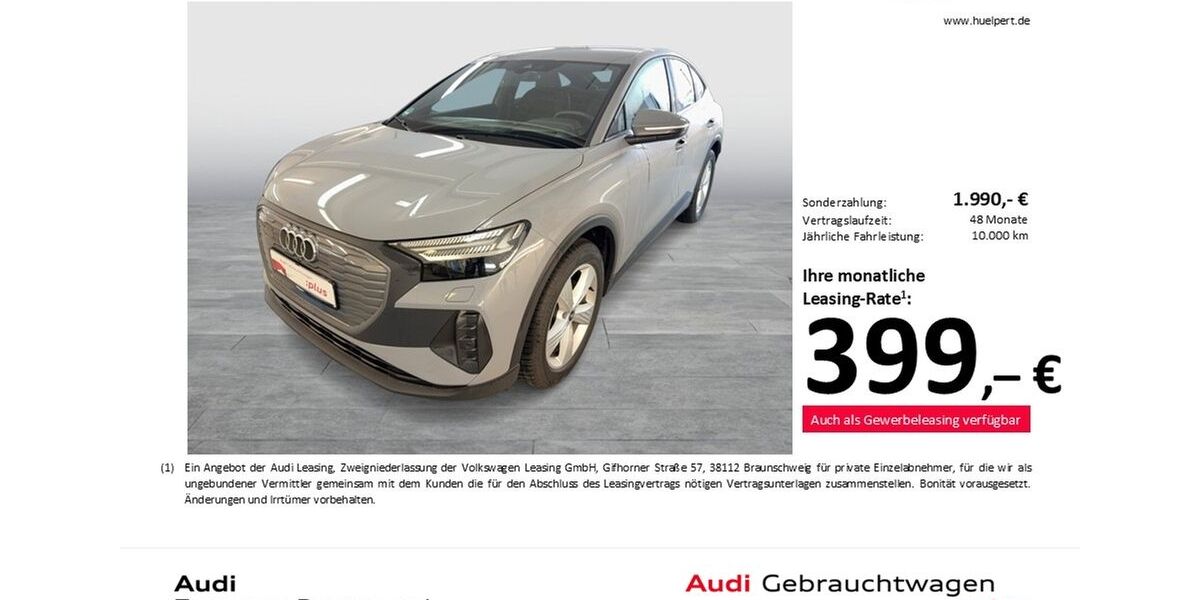 Audi Q4 e-tron 6.899 km 43.998 &euro; Dortmund 44143