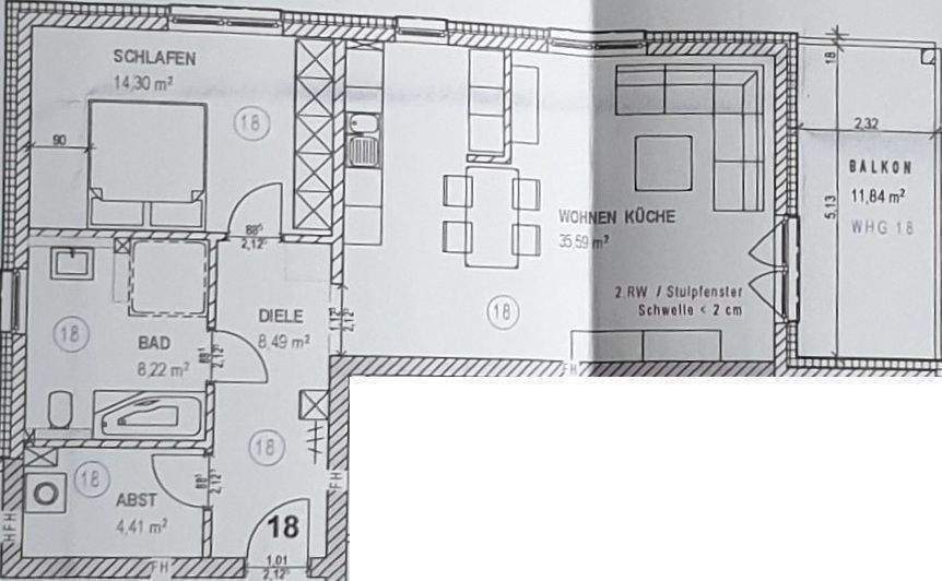Etagenwohnung Menden Lendringsen - 2 Zimmer, 77 m&sup2;, 925&euro; | Angebot:26275577