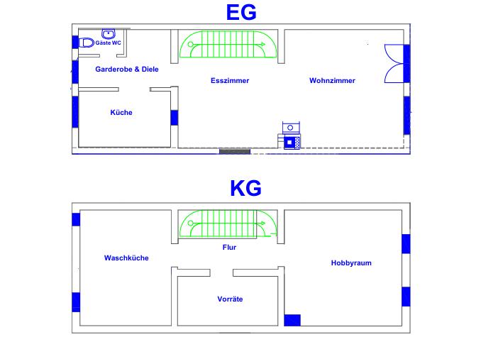 Reihenhaus Bochum Bochum-Nord - 4.5 Zimmer, 162 m&sup2;, 1.799&euro; | Angebot:24713517