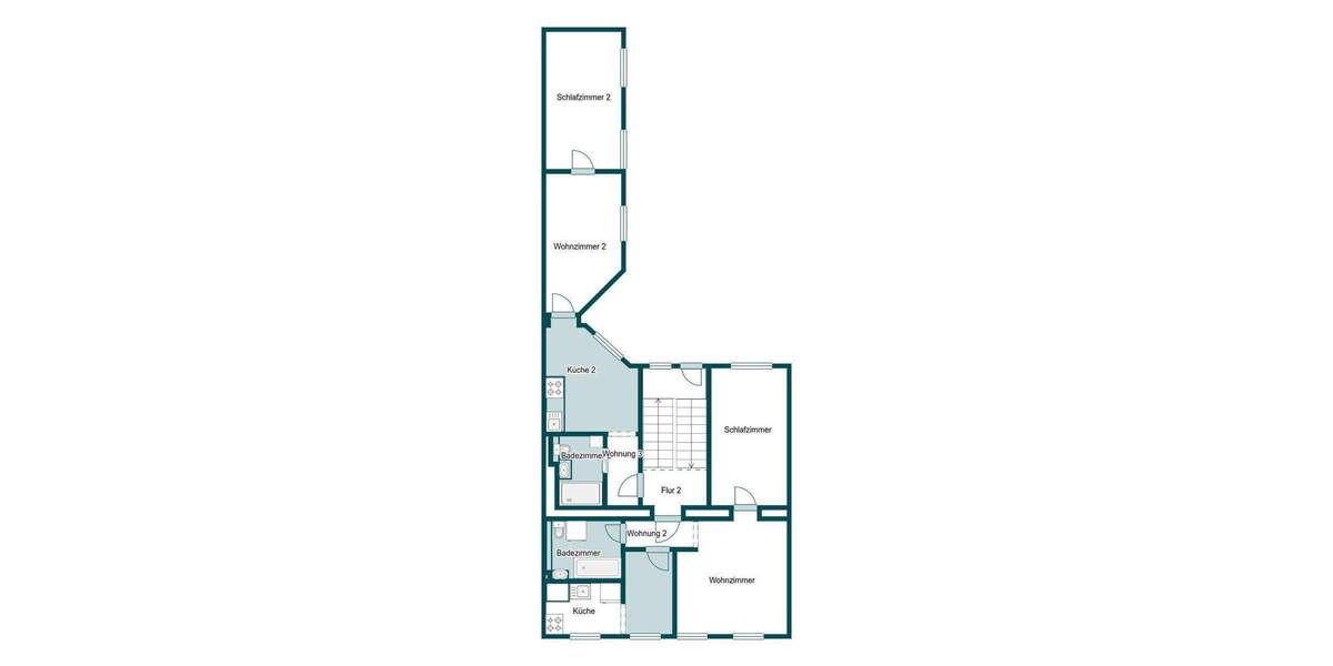 Mehrfamilienhaus, Wohnhaus Dortmund Mitte - 1 Zimmer, 283 m&sup2;, 395.000&euro; | Angebot:24836398