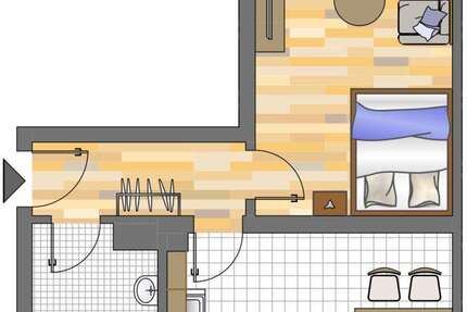 Wohnung zum Mieten in Dortmund 154,35 € 40.06 m² 1 zimmer
