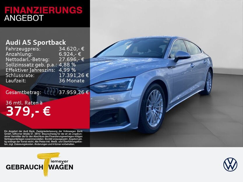 Audi A5 6.329 km 33.860 € Bochum 44892