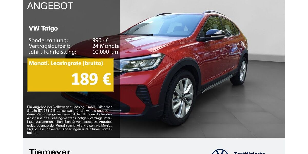 VW Taigo 6.056 km 24.930 &euro; Bochum 44892