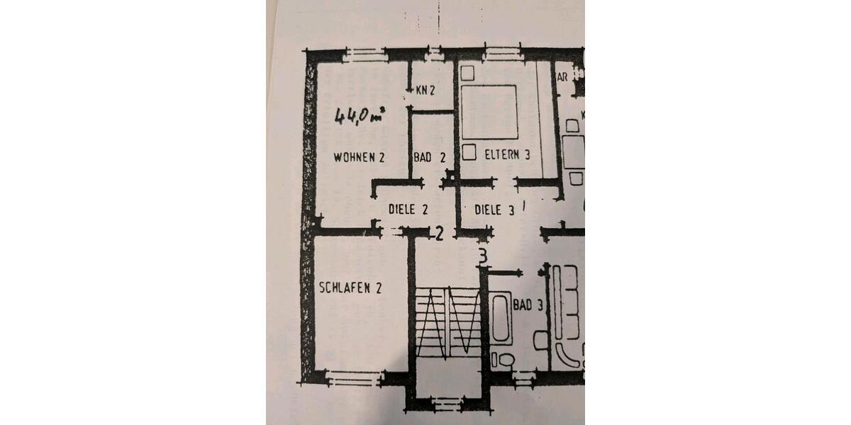 Etagenwohnung Dortmund Hörde - 2.5 Zimmer, 44 m&sup2;, 129.000&euro; | Angebot:24776630