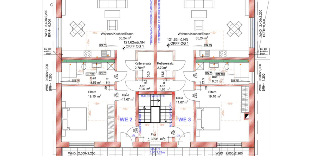 Etagenwohnung Hagen Hagen-Nord - 1 Zimmer, 1.250&euro; | Angebot:23124969