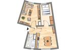 Etagenwohnung Castrop-Rauxel Bladenhorst - 2 Zimmer, 50 m&sup2;, 429&euro; | Angebot:23852214