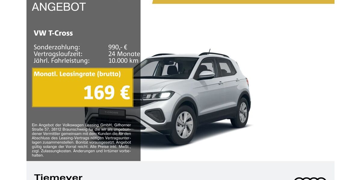 VW T-Cross 5.233 km 21.980 &euro; Bochum 44809
