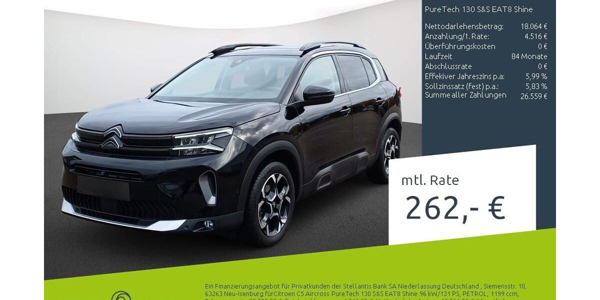 Citroen C5 Aircross 36.754 km 21.970 &euro; Dortmund 44263