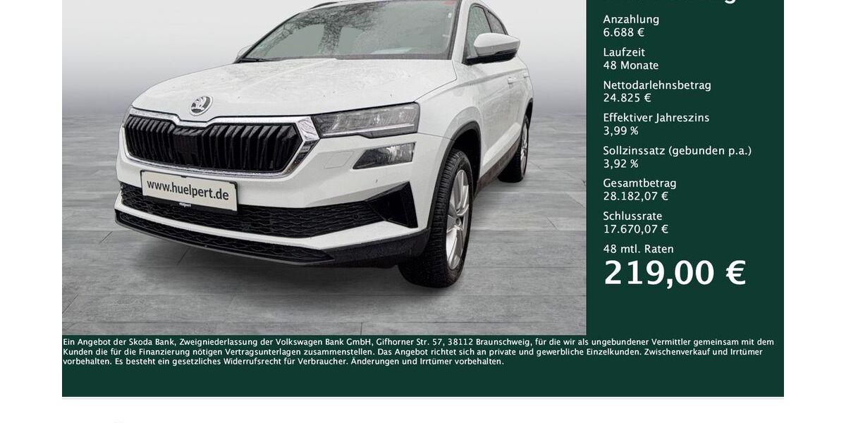 Skoda Karoq 18.401 km 31.249 &euro; Dortmund 44269
