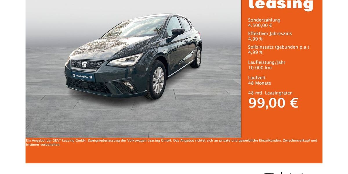 Seat Ibiza 1.990 km 21.777 &euro; Dortmund 44269