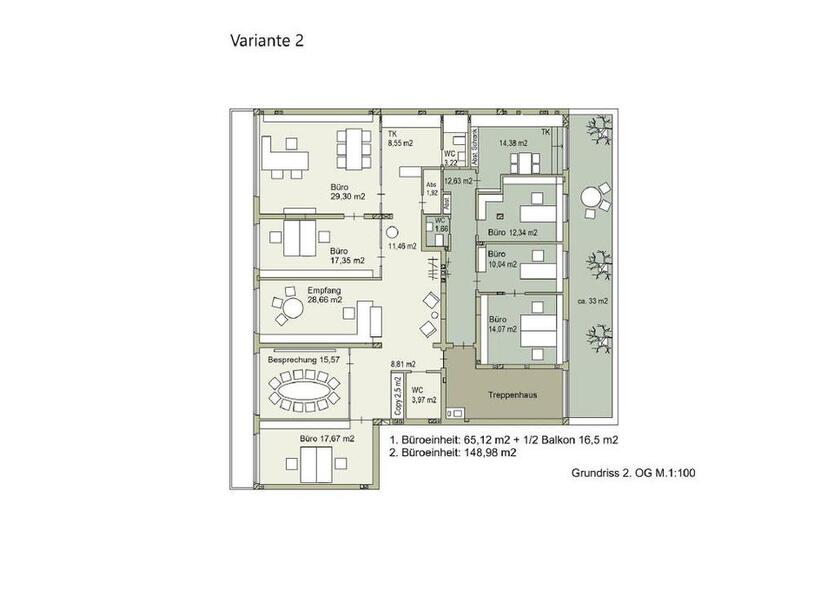  Aus alt macht der Vermieter neu - Gestalten Sie Ihr Büro Ihre Praxis mit! zimmer