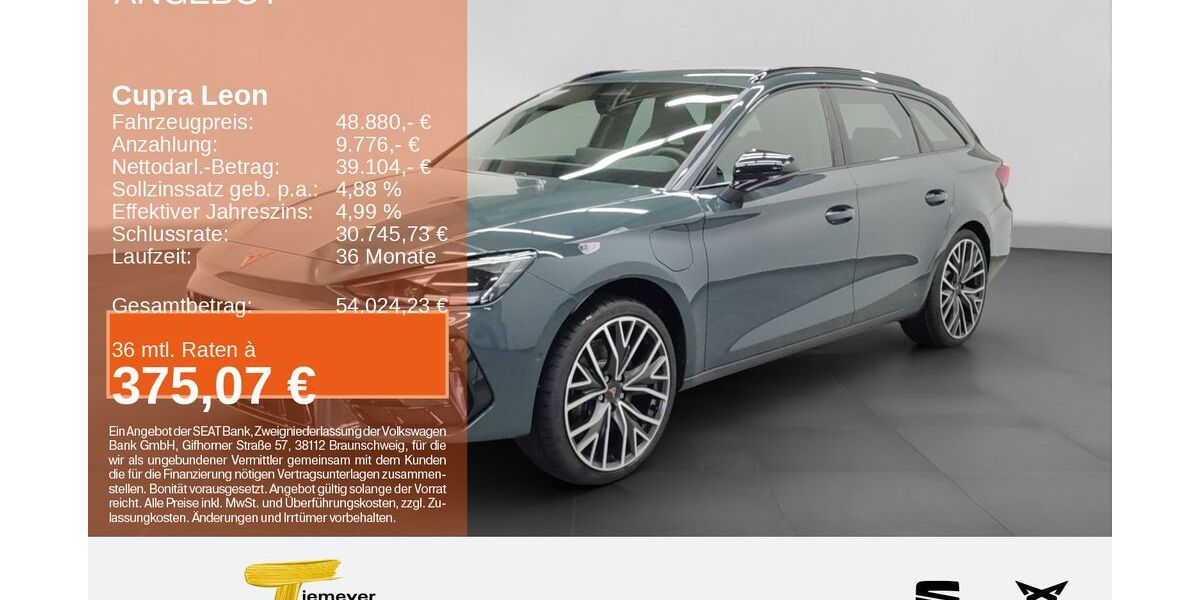 Cupra Leon 9.100 km 41.480 &euro; Bochum 44809