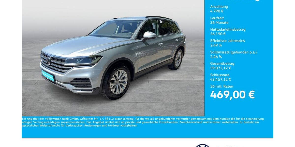 VW Touareg 5.763 km 58.977 &euro; Dortmund 44379