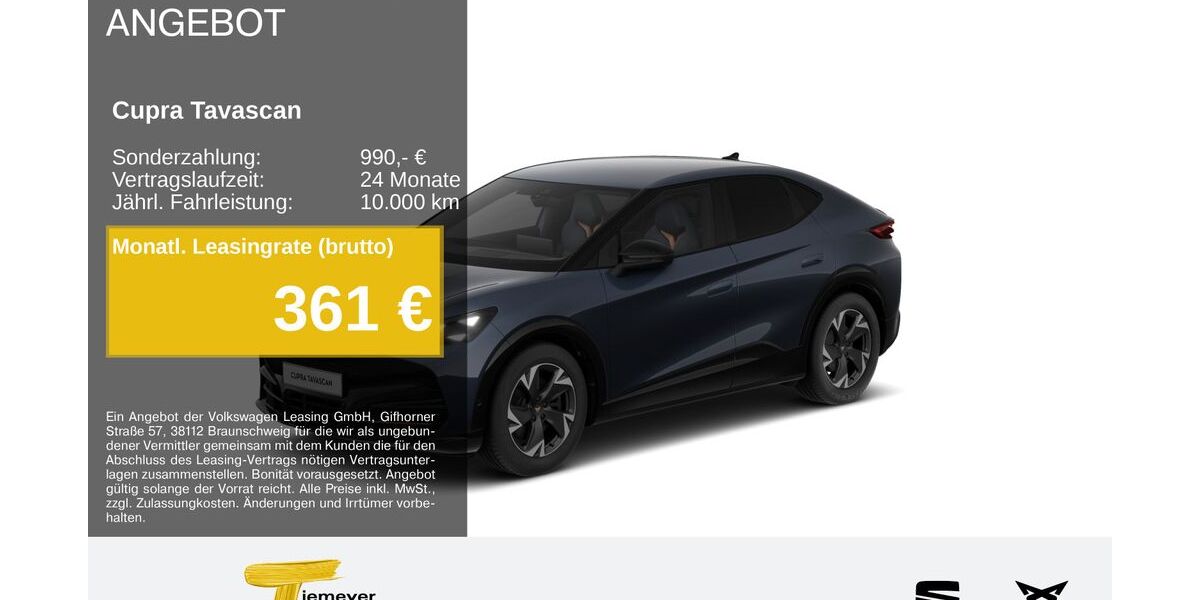 Cupra Tavascan 13.780 km 40.700 &euro; Hemer 58675