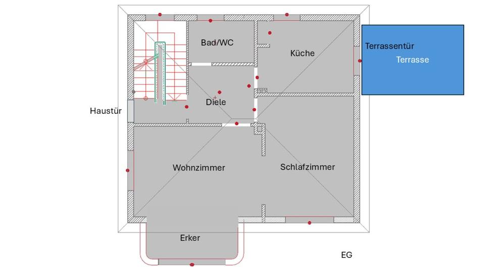 Erdgeschoßwohnung Hagen Hohenlimburg - 3 Zimmer, 67 m&sup2;, 800&euro; | Angebot:25794781
