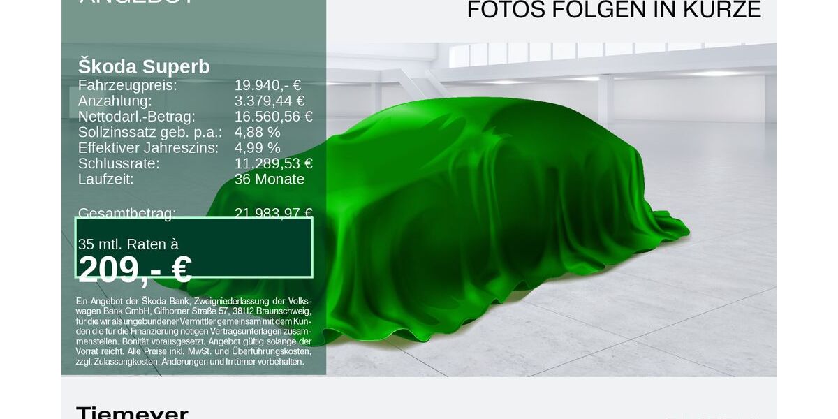 Skoda Superb 130.334 km 19.590 &euro; Bochum 44809