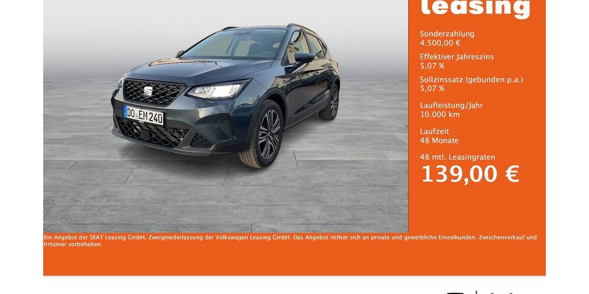 Seat Arona 2.408 km 24.922 &euro; Dortmund 44379