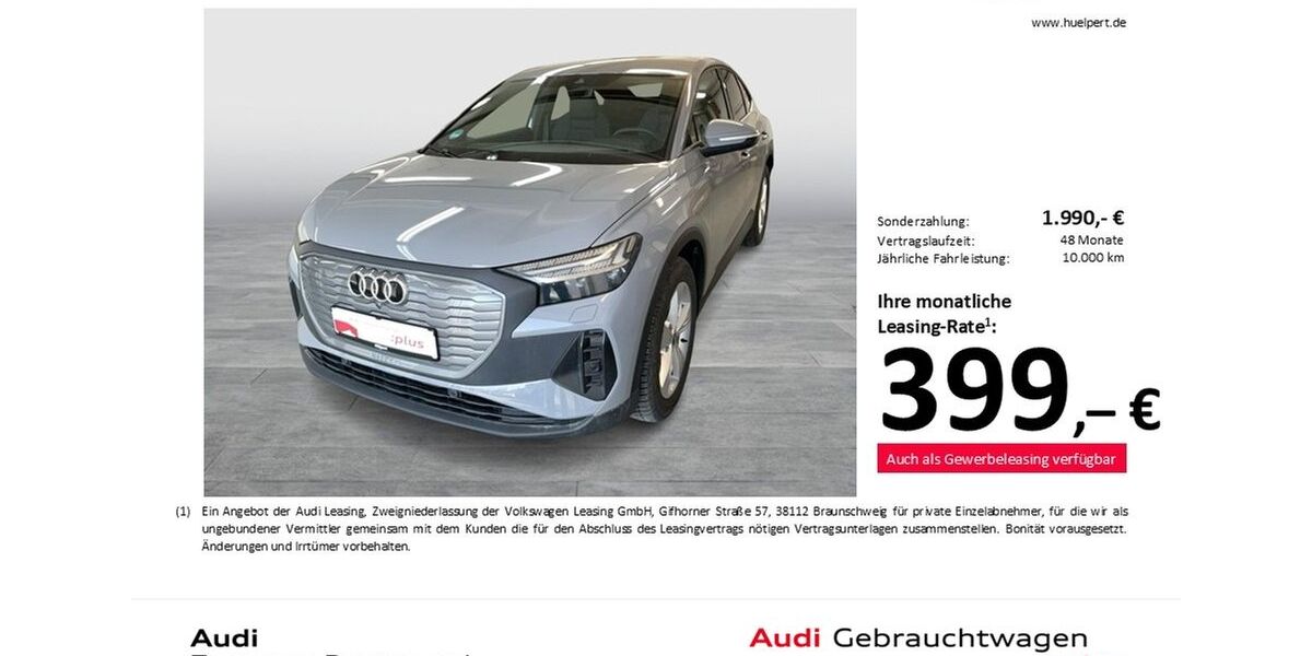 Audi Q4 e-tron 6.195 km 43.998 &euro; Dortmund 44143