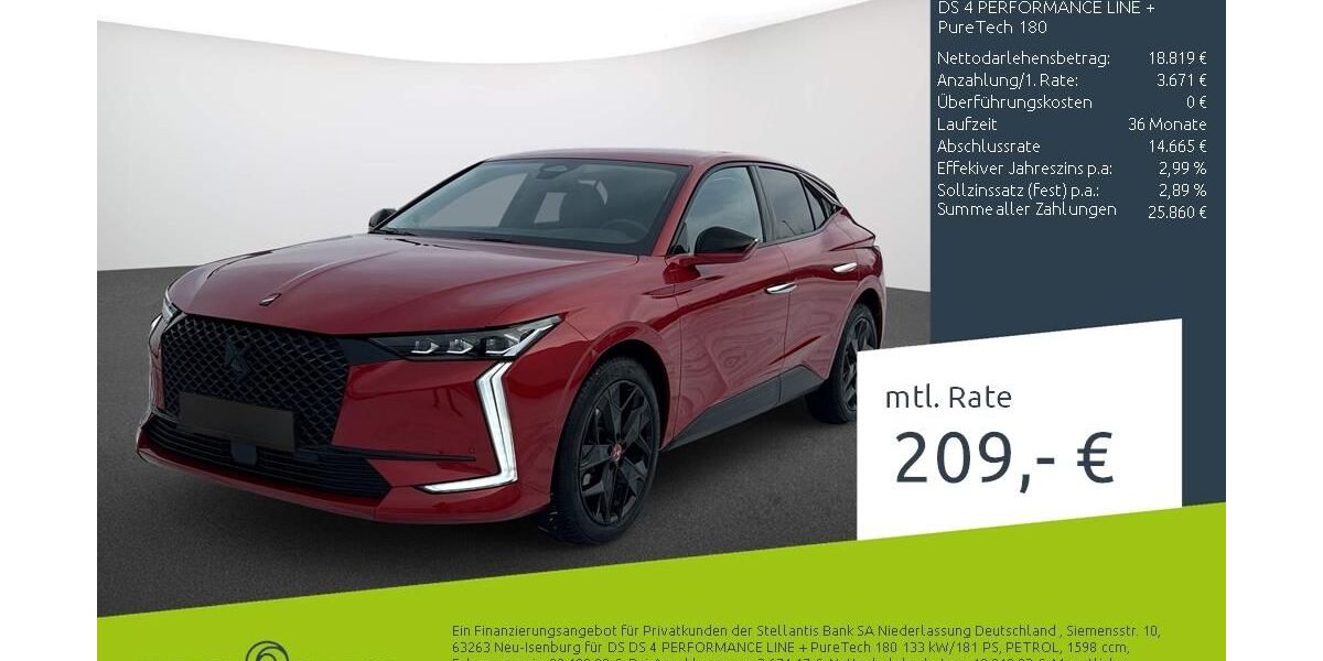 DS Automobiles DS4 52.197 km 22.490 &euro; Dortmund 44263