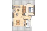 Etagenwohnung Castrop-Rauxel Bladenhorst - 2 Zimmer, 44 m&sup2;, 250&euro; | Angebot:26614007